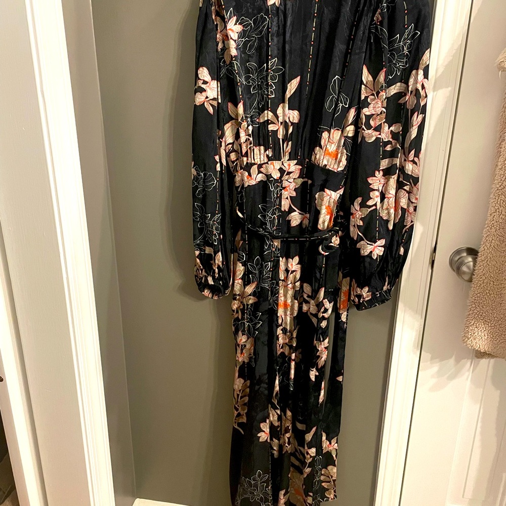 Anthropologie silk jumpsuit XS Harlyn